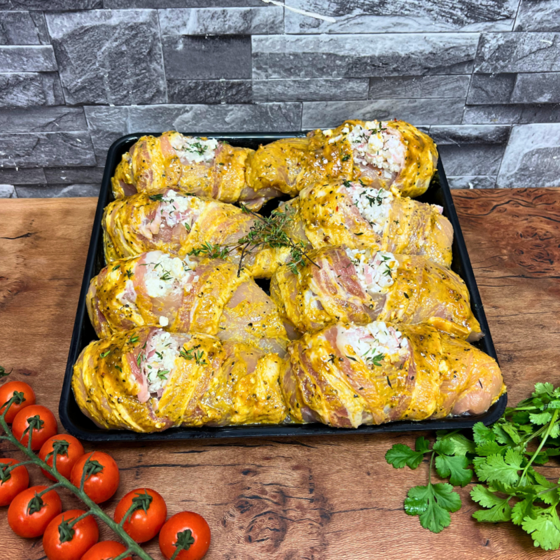 Stuffed Chicken Breast with Feta Cheese & Red Onion